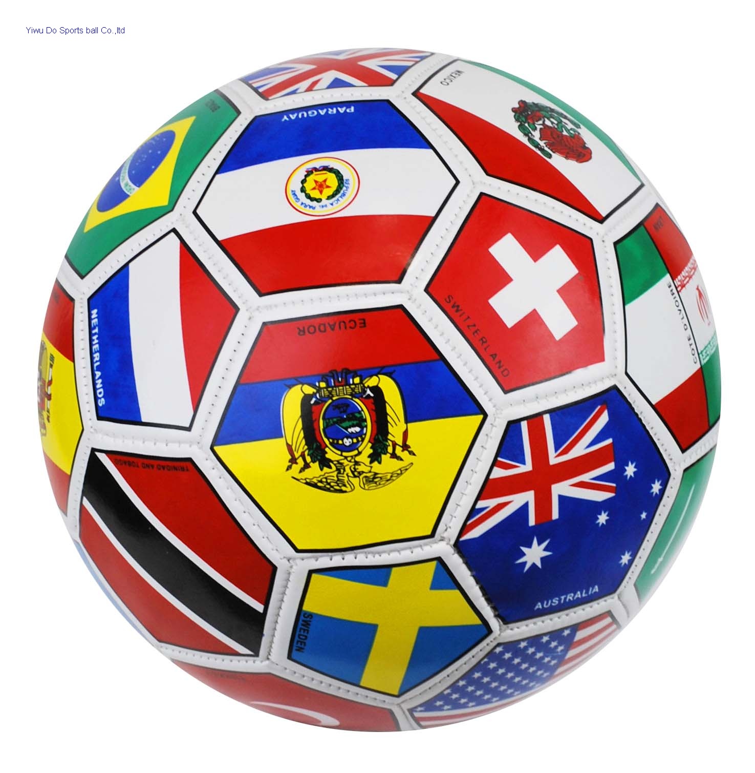 International Country Flags FootbBall World Cup Size 5