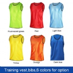 Hot sale soccer custom print training vest,reversible training vest,soccer & football training vest bibs