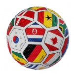 colorful rubber soccer ball football